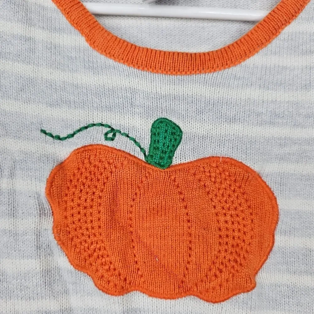 Gymboree Kids Pumpkin Knit Sweater Dress size 5
